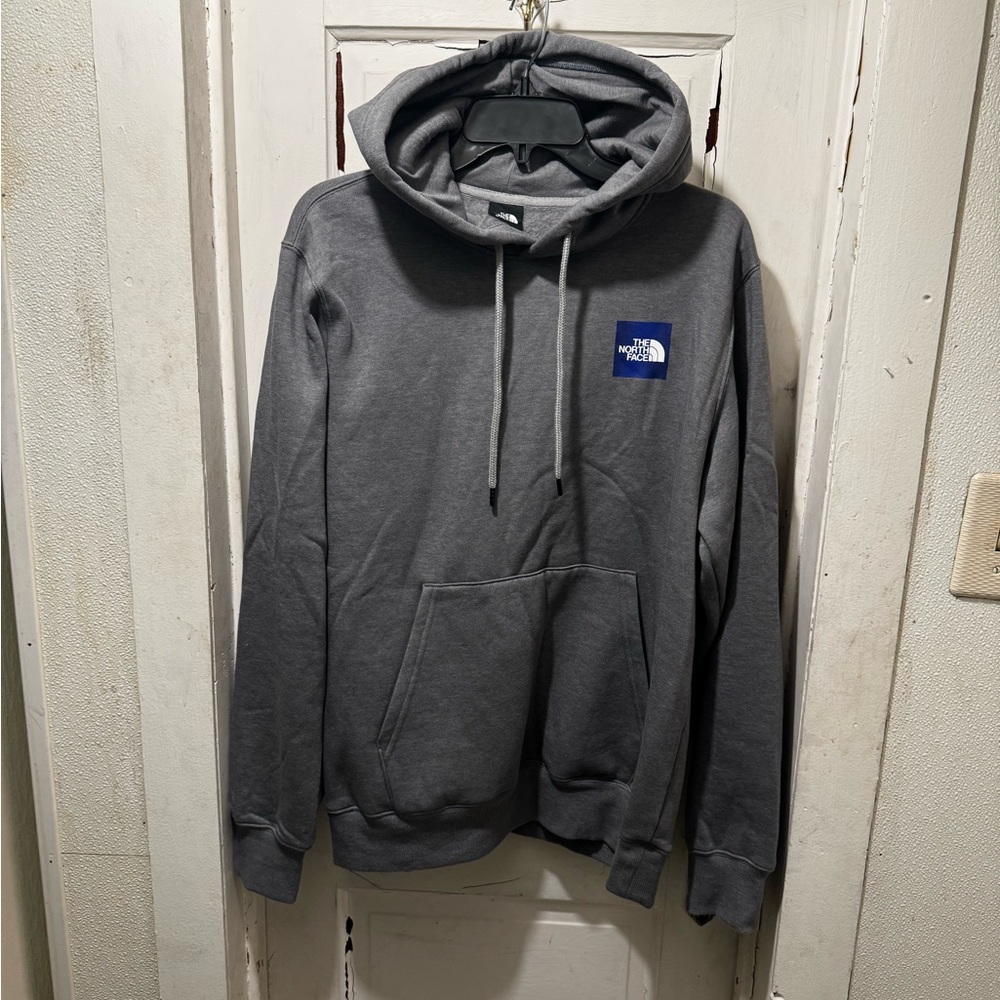 Grey northface hoodie